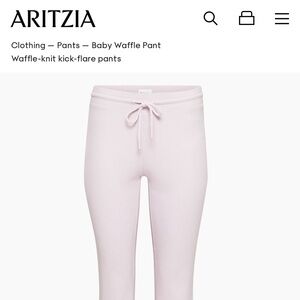Aritzia Sunday Best Baby Waffle Sweat Pants Size M